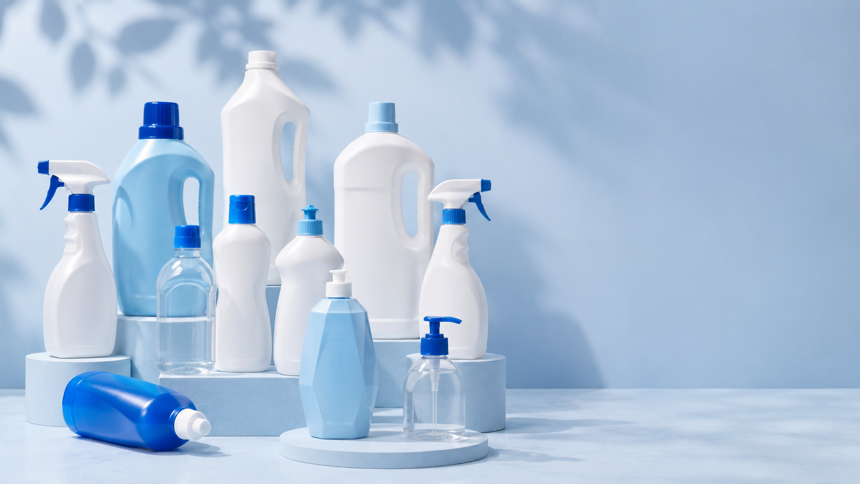 Flaconi in plastica per detergenti