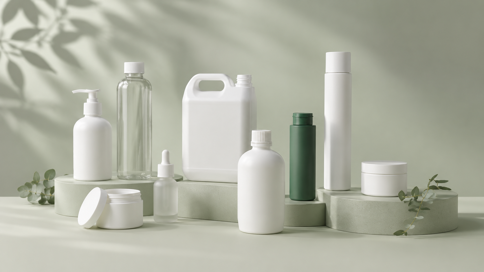 Contenitori in plastica per cosmetica